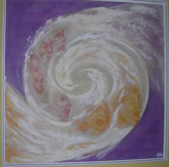 Chants - Toile de coton  - 90cmx90cm