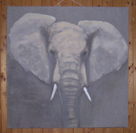 T�te d'�l�phant - Toile de lin